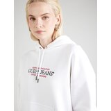 Guess Jeans Sweater majica 'AMERICAN' crvena / crna / bijela | shoptok.hr