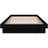  Okvir za krevet od masivnog drva crni 100 x 200 cm | Eponuda.ba