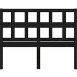  Posteljno vzglavje črno 205,5x4x100 cm trdna borovina, (20644481) | Shoptok.si