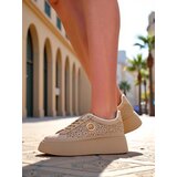 Resti Women's platform sneakers Callista ecru eco-leather | shoptok.hr