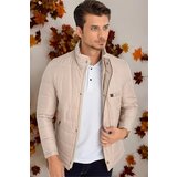 Dewberry M8625 MEN'S COAT-PLAIN BEIGE Cene