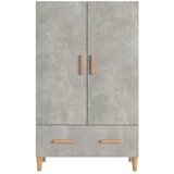  Visoka komoda siva boja betona 70x31x115 cm konstruirano drvo | shoptok.hr