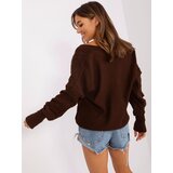 BADU Sweater-BA-SW-8005.00P-dark brown | Shoptok.si