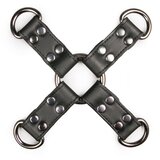 EasyToys - Fetish Collection Črn usnjen Hogtie Cene