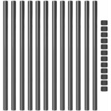  Stup za ogradu 12 pcs Siva 110 cm Čelik s praškastim premazom | shoptok.hr