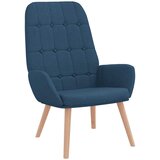  Opuštajuća fotelja od plave tkanine | shoptok.hr