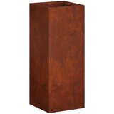  Vrtna saksija Rđa 20 x 20 x 50 cm Otporni čelik | shoptok.hr