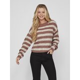 Vila Pulover 'PALINE' rjava / siva | Shoptok.si