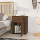 Maison Chic Noćni ormarić Smeđi hrast 50 x 36 x 60 cm od konstruiranog drva | shoptok.hr