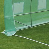  Vrtni staklenik - tunel od folije 6x3x2m 18m² - UV PREMIUM - zeleni | shoptok.hr