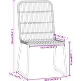  7-dijelni vrtni blagovaonski set boja hrasta | shoptok.hr