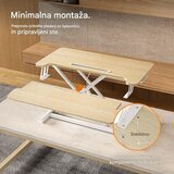 Vonhaus Nastavek za sedeče-stoječo mizo, svetel les | Shoptok.si