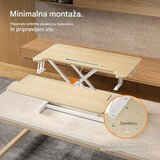 Vonhaus Standing Desk Attachment – Light Wood | shoptok.hr