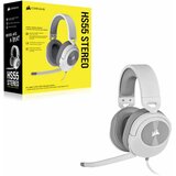 Corsair HS55 stereo wired gaming headset — white | shoptok.hr