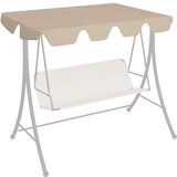 vidaXL Streha za vrtno gugalnico bež 150/130x70/105 cm Cene