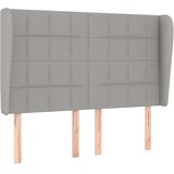  Krevet box spring s madracem svjetlosivi 140x200 cm od tkanine | shoptok.hr
