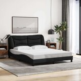  Okvir kreveta s LED svjetlima crni 160 x 200 cm od tkanine | shoptok.hr