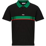 Fila SAGANO RELAXED TAPED POLO SHIRT Crna Cijene