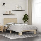  Okvir kreveta s uzglavljem Hrast sonoma 80 x 200 cm - Hrast sonoma | shoptok.hr