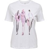 Only Majice s kratkimi rokavi CAMISETA MANGA CORTA 15274780 Bela | Shoptok.si