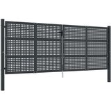  Vrtna vrata antracit 400x150 cm čelik | shoptok.hr