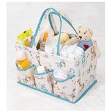 WALLXPERT ALS-04348 blue felt basket Cene
