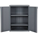  Vrtni ormarić za pohranu sivi 65 x 45 x 88 cm PP ratan | shoptok.hr