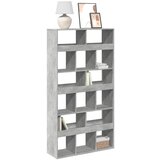 vidaXL Knjižna omara betonsko siva 100x33x187,5 cm inženirski les Cene