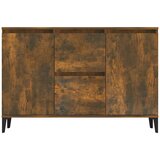  Komoda boja dimljenog hrasta 102 x 35 x 70 cm konstruirano drvo | shoptok.hr