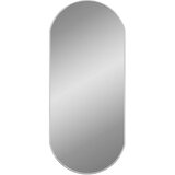  Zidno ogledalo srebrno 80 x 35 cm ovalno | shoptok.hr