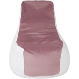 XORA VREČA ZA SEDENJE, bela, svetlo roza tekstil | Shoptok.si