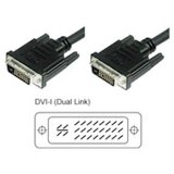 TECHly DVI priključni kabel DVI-I 24+5-polni vtič\, DVI-I 24+5-polni vtič 1.80 m črna ICOC-DVI-8900 DVI kabel, (20417866) | Shoptok.si