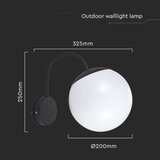  Spoljašnja zidna svetiljka 1xE27/60W/230V IP44 crna | Eponuda.com