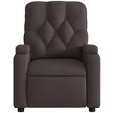  Naslonjač od tkanine tamnosmeđi | shoptok.hr