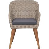  7-dijelni vrtni blagovaonski set smeđi | shoptok.hr