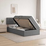 s madracem i skladištem Tamnosiva 90 x 190 cm Baršun | shoptok.hr