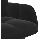 SOFA za dvije osobe Crna 115 x 61 x 87 cm Baršun | shoptok.hr