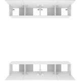  TV ormarići 4 kom bijeli 80 x 30 x 30 cm od konstruiranog drva Bijela | Shoptok.si