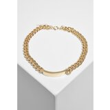 Urban Classics plate necklace gold one size Cene