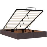  Krevet od pjene s madracem i LED-om Tamno smeđa 140 x 200 cm | shoptok.hr