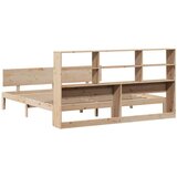 vidaXL Knjižna postelja brez vzmetnice 180x200 cm trdna borovina | Shoptok.si