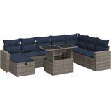  9-dijelni set vrtnih sofa s jastucima od poliratana bagrem | shoptok.hr
