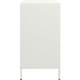  Komoda bijela 68x39x73,5 cm hladno valjani čelik | shoptok.hr