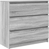  Komoda siva sonoma 80x35x76 cm inženirski les | Shoptok.si