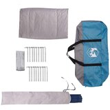  Teepee šator s krovom Plava i siva 490 x 410 x 210 cm | shoptok.hr