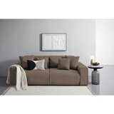 Livetastic ZOFA S POSTELJNO FUNKCIJO, rjava tekstil | Shoptok.si