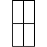 Pregrada za tuširanje od mutnog kaljenog stakla 118 x 190 cm | shoptok.hr