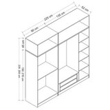 Hanah home ormar kale 3930 | ePonuda.com