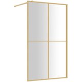  Stijenka za walk-in tuš sa staklom ESG zlatna 118 x 195 cm | shoptok.hr