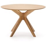 Kave Home Okrugao blagovaonski stol s pločom stola u dekoru hrasta ø 120 cm Naanim – | shoptok.hr